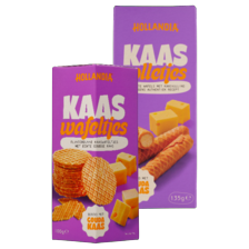 Hollandia kaasrolletjes of kaaswafeltjes